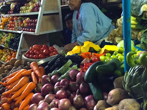 farmer selling produce