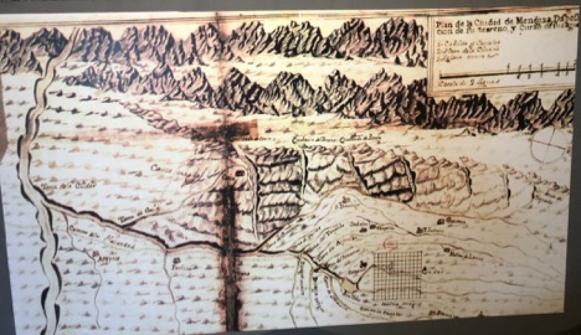 Early diagram of Mendoza 
