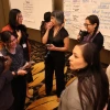 Summit organizers gather for a discussion during the pre-conference Tribal Leaders and Scholars Workshop.